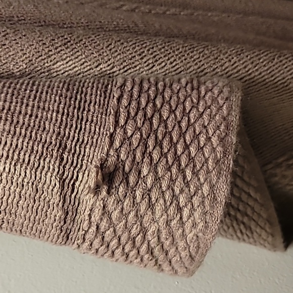 Gentle Fawn brown knit poncho - Picture 3 of 4